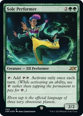 Image for Sole Performer (Galaxy Foil) (440) [Unfinity]
