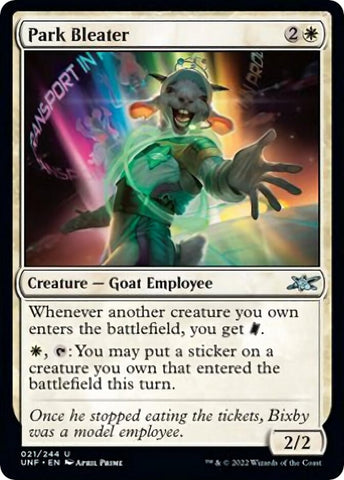 Image for Park Bleater (21) [Unfinity]