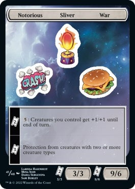 Image for Notorious Sliver War (41) [Unfinity]