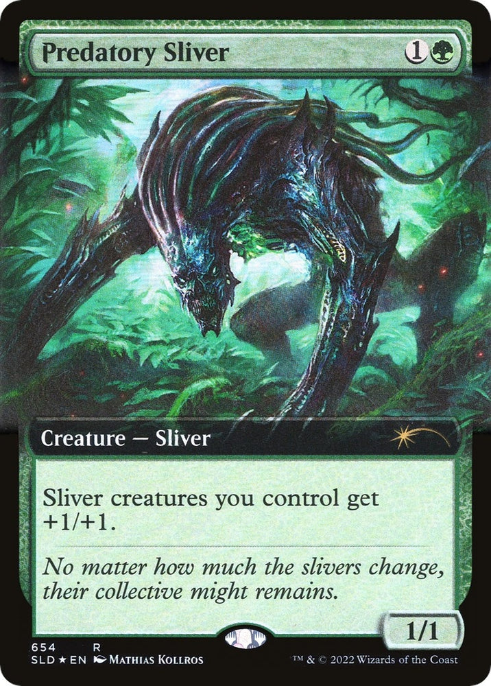 Image for Predatory Sliver (Extended Art) (654) [Secret Lair Drop Series]