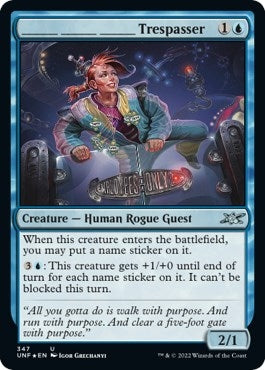 Image for _______ _______ _______ Trespasser (Galaxy Foil) (347) [Unfinity]