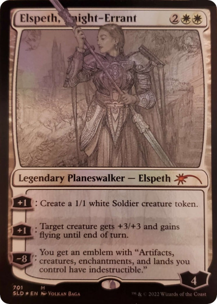Image for Elspeth, Knight-Errant (Sketch Showcase) (701) [Secret Lair Drop Series]
