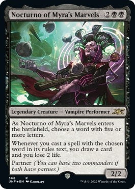 Image for Nocturno of Myra's Marvels (Galaxy Foil) (368) [Unfinity]