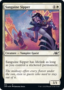Image for Sanguine Sipper (Galaxy Foil) (312) [Unfinity]