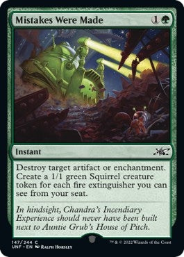 Image for Mistakes Were Made (147) [Unfinity]