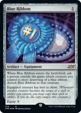Image for Blue Ribbon (Galaxy Foil) (470) [Unfinity]