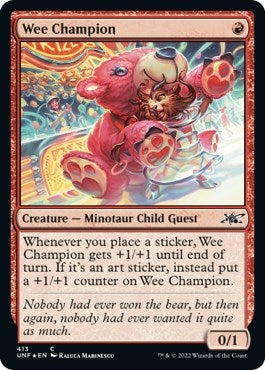 Image for Wee Champion (Galaxy Foil) (413) [Unfinity]