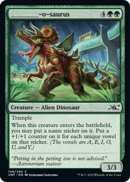 Image for _______-o-saurus (148) [Unfinity]