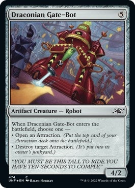 Image for Draconian Gate-Bot (Galaxy Foil) (474) [Unfinity]