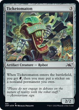 Image for Ticketomaton (Galaxy Foil) (481) [Unfinity]