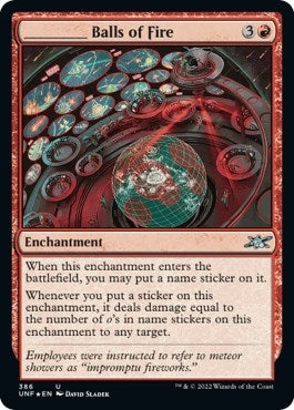 Image for _____ Balls of Fire (Galaxy Foil) (386) [Unfinity]