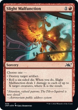 Image for Slight Malfunction (Galaxy Foil) (409) [Unfinity]