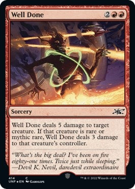 Image for Well Done (Galaxy Foil) (414) [Unfinity]