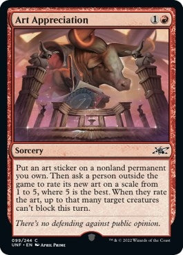 Image for Art Appreciation (99) [Unfinity]