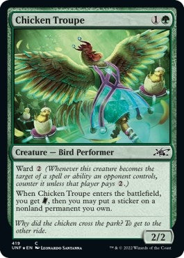 Image for Chicken Troupe (Galaxy Foil) (419) [Unfinity]