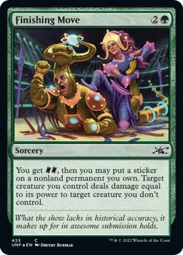 Image for Finishing Move (Galaxy Foil) (425) [Unfinity]