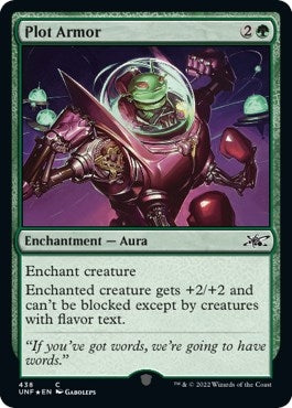 Image for Plot Armor (Galaxy Foil) (438) [Unfinity]