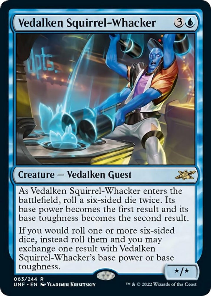 Image for Vedalken Squirrel-Whacker (63) [Unfinity]