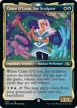 Image for Claire D'Loon, Joy Sculptor (Showcase) (Galaxy Foil) (509) [Unfinity]