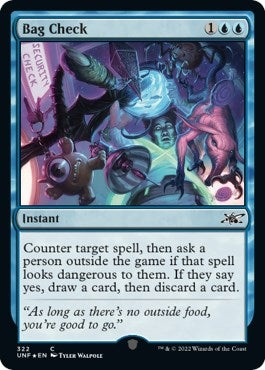 Image for Bag Check (Galaxy Foil) (322) [Unfinity]