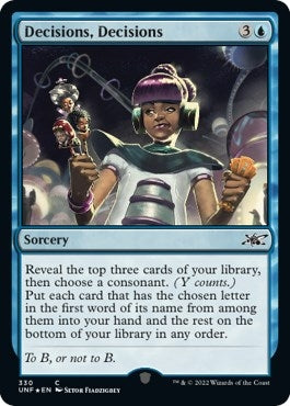 Image for Decisions, Decisions (Galaxy Foil) (330) [Unfinity]