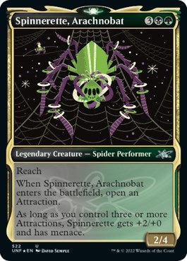 Image for Spinnerette, Arachnobat (Showcase) (Galaxy Foil) (522) [Unfinity]