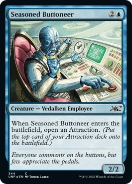 Image for Seasoned Buttoneer (Galaxy Foil) (344) [Unfinity]