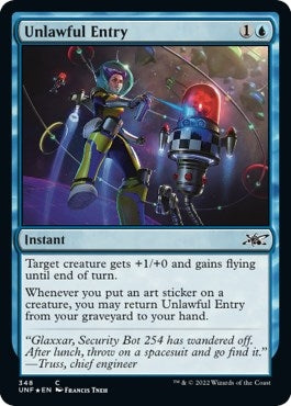 Image for Unlawful Entry (Galaxy Foil) (348) [Unfinity]