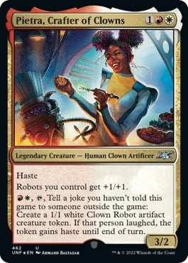 Image for Pietra, Crafter of Clowns (Galaxy Foil) (462) [Unfinity]