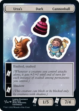 Image for Urza's Dark Cannonball (4) [Unfinity]