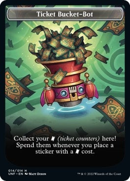 Image for Ticket Bucket-Bot Token (14) [Unfinity]