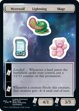 Image for Werewolf Lightning Mage (48) [Unfinity]