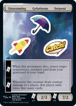 Image for Unassuming Gelatinous Serpent (36) [Unfinity]