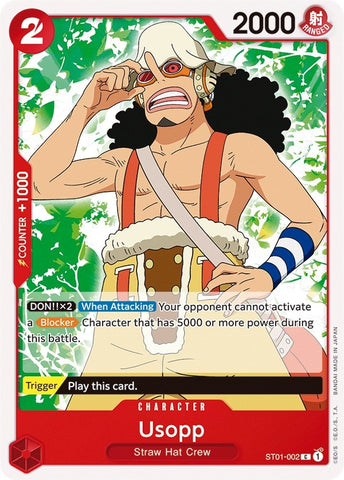 Image for Usopp (ST01-002) - One Piece Card Game