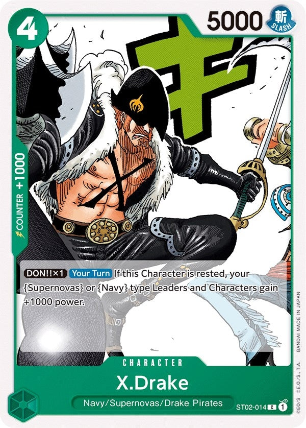Image for X.Drake (ST02-014) - One Piece Card Game