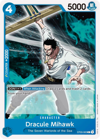 Image for Dracule Mihawk (ST03-005) - One Piece Card Game