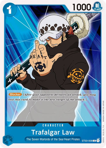 Image for Trafalgar Law (ST03-008) - One Piece Card Game