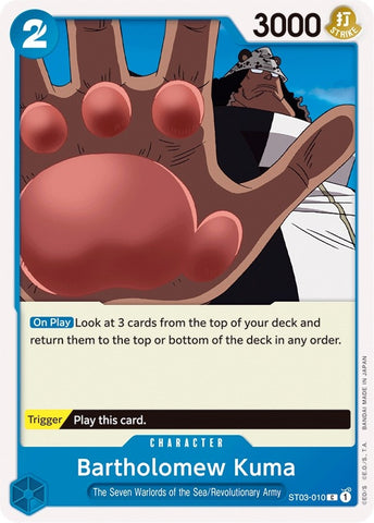 Image for Bartholomew Kuma (ST03-010) - One Piece Card Game