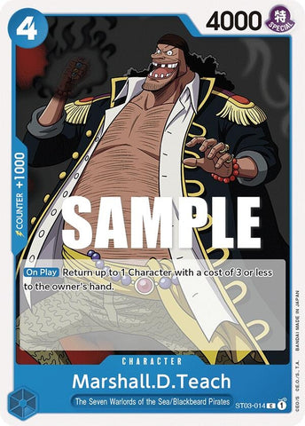 Image for Marshall.D.Teach (ST03-014) - One Piece Card Game