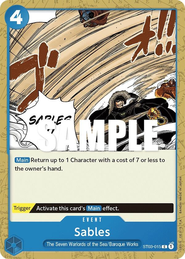 Image for Sables (ST03-015) - One Piece Card Game