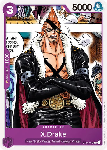Image for X.Drake (ST04-013) - One Piece Card Game