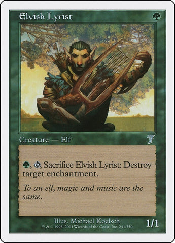 Image for Elvish Lyrist (241) (7ED)