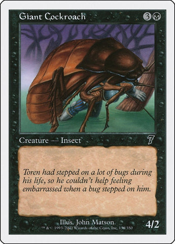Image for Giant Cockroach (138) (7ED)