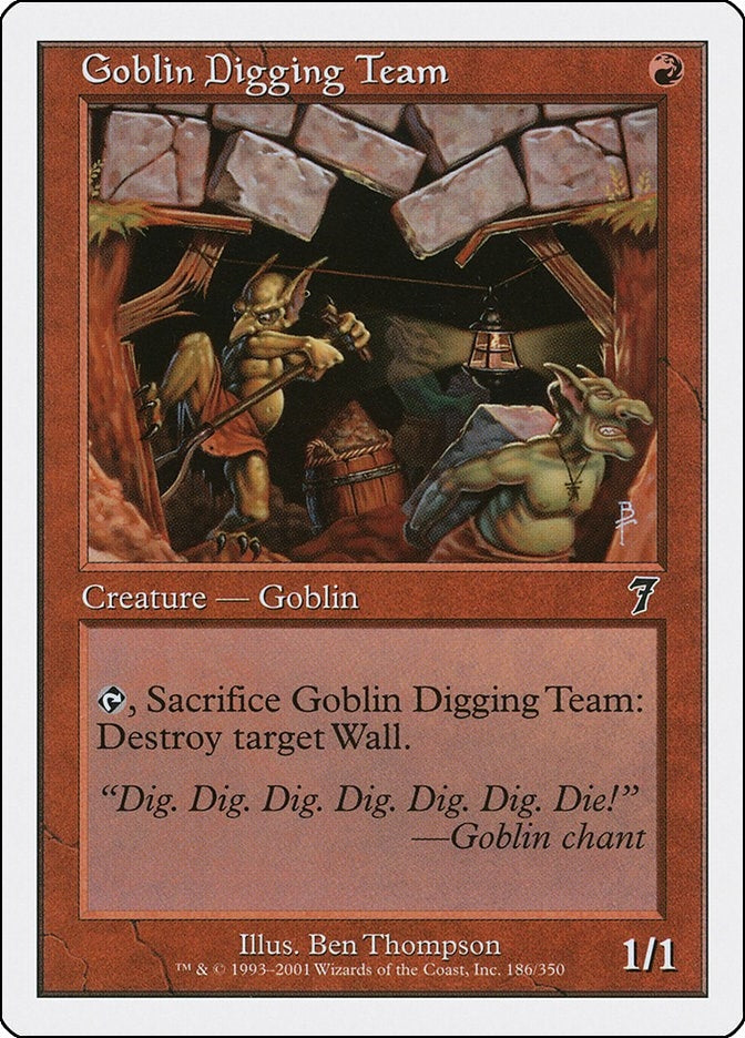 Image for Goblin Digging Team (186) (7ED)
