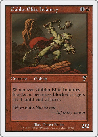 Image for Goblin Elite Infantry (187) (7ED)