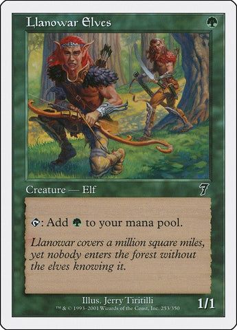 Image for Llanowar Elves (253) (7ED)