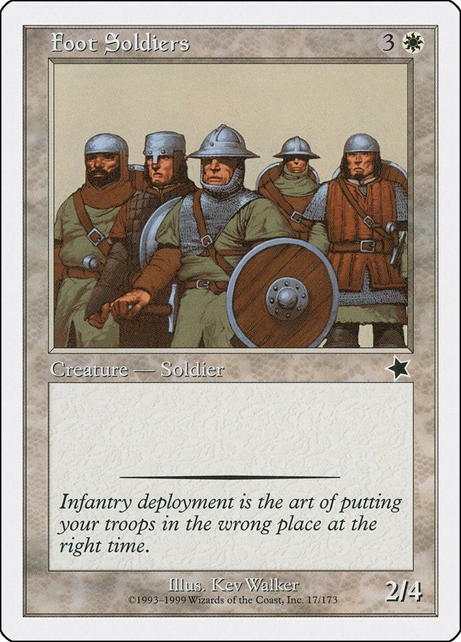 Image for Foot Soldiers (17) [Starter 1999]