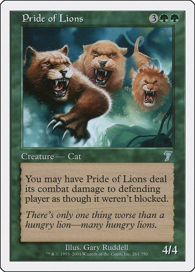 Image for Pride of Lions (261) - Magic: The Gathering