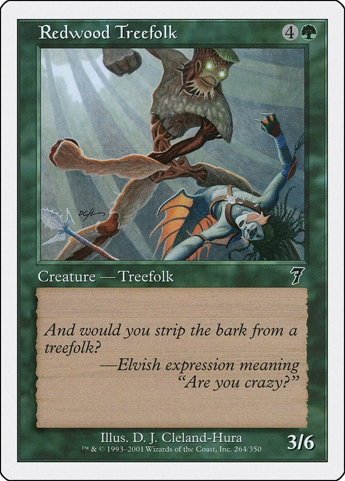 Image for Redwood Treefolk (264) (7ED)
