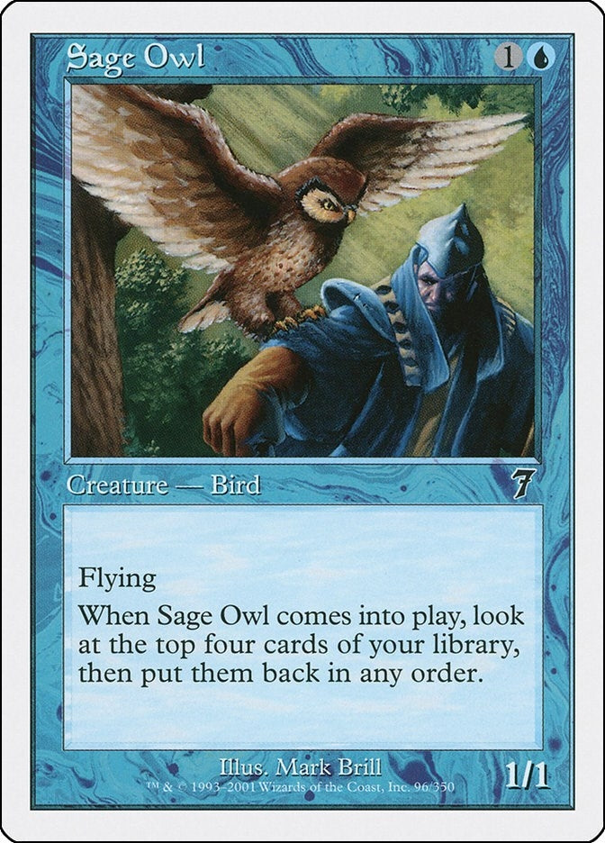 Image for Sage Owl (96) - Magic: The Gathering